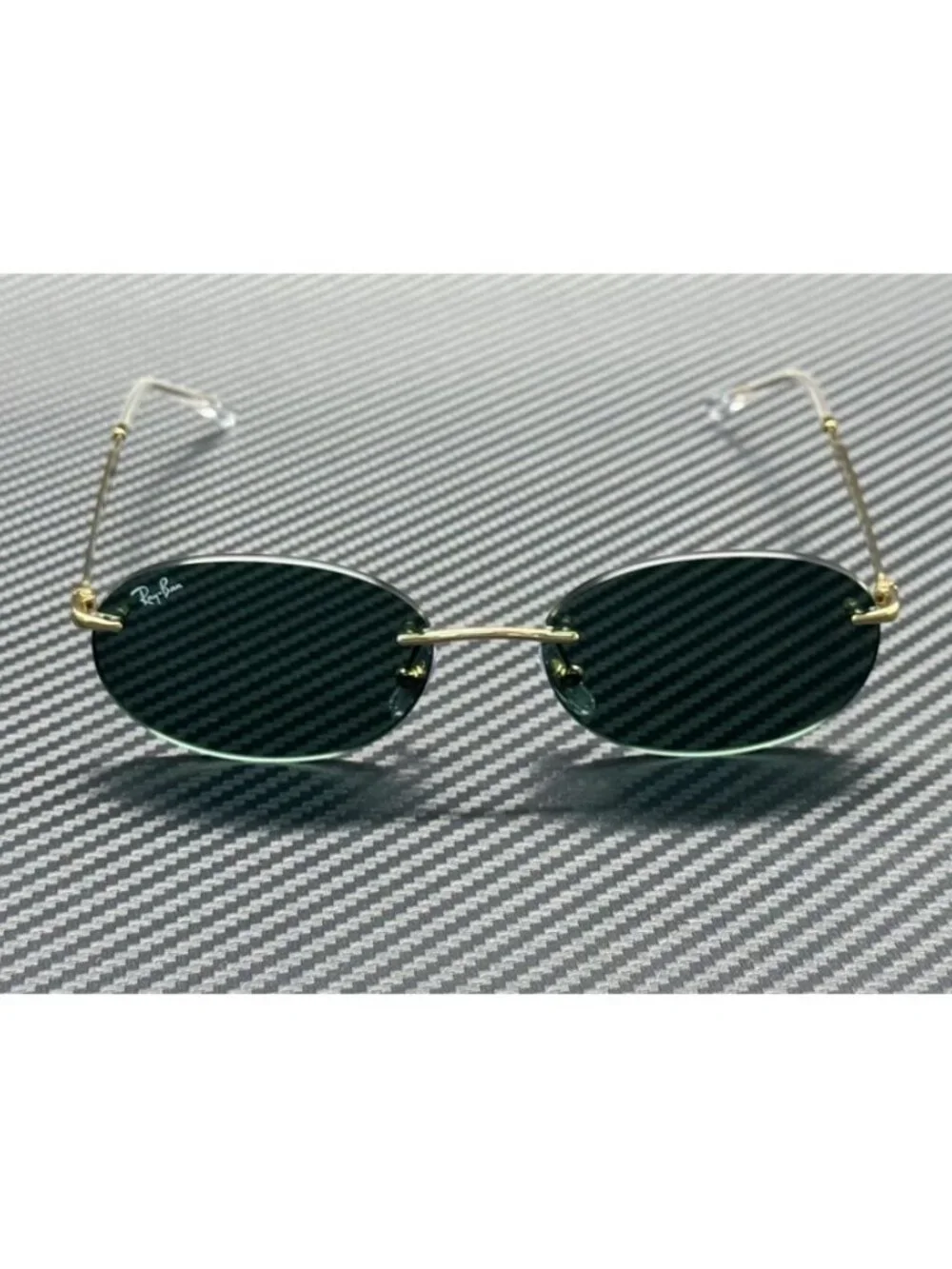 New Ray-Ban Men Gold Sunglasses 54-18-145